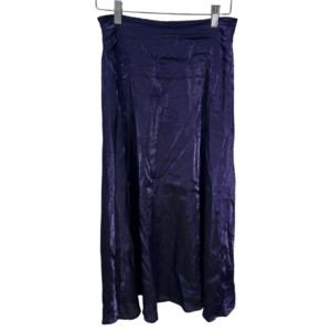 Vintage 725 Metallic Purple Hocus Pocus‎ Midi Skirt Medium